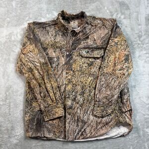 Mossy‎ Oak Limbhanger Ripstop Shirt Mens XL Camo Button Up Long Sleeve Hunting